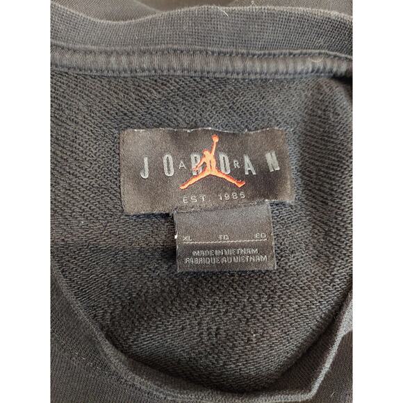 Air Jordan Sweatshirt Mens Sz XL Long Sleeve Uni Pocket JumpMan Logo gB - Picture 2 of 3